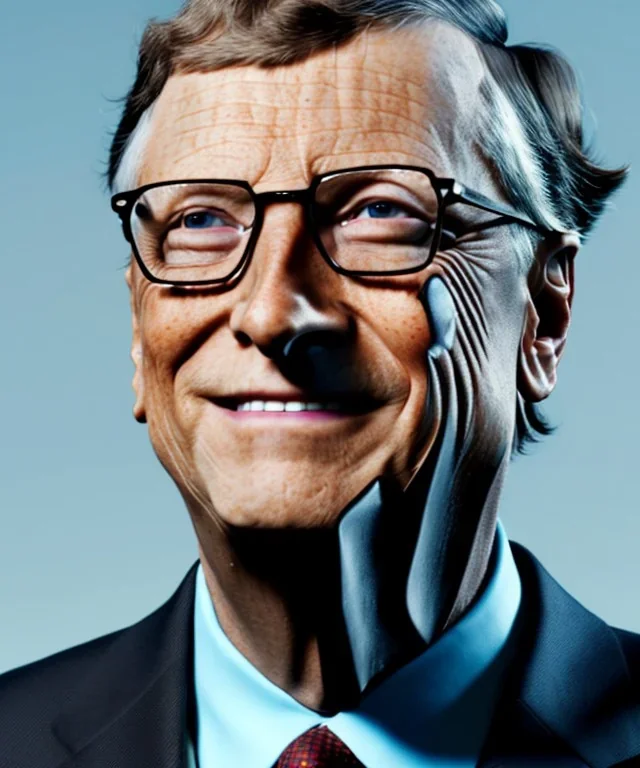 A portrait of Bill Gates,8k,unreal,cinematic lights, atmospheric, realistic, unreal engine, cinematic lighting, octane render.