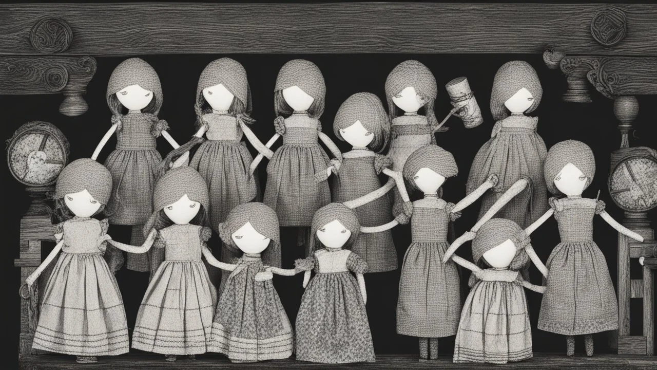 مظلم يد تمسك بخيوط الدمى