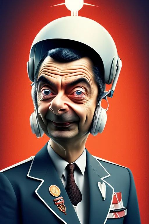 mr bean as a pilot