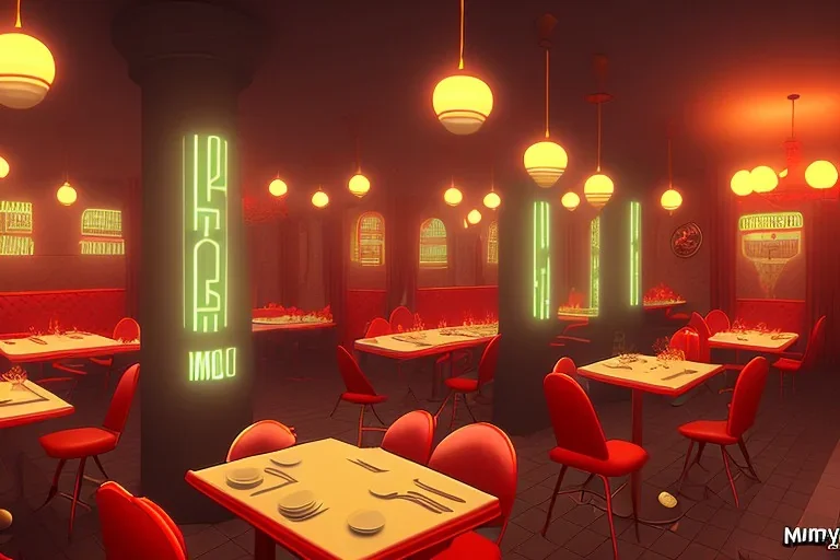 Retro restaurant