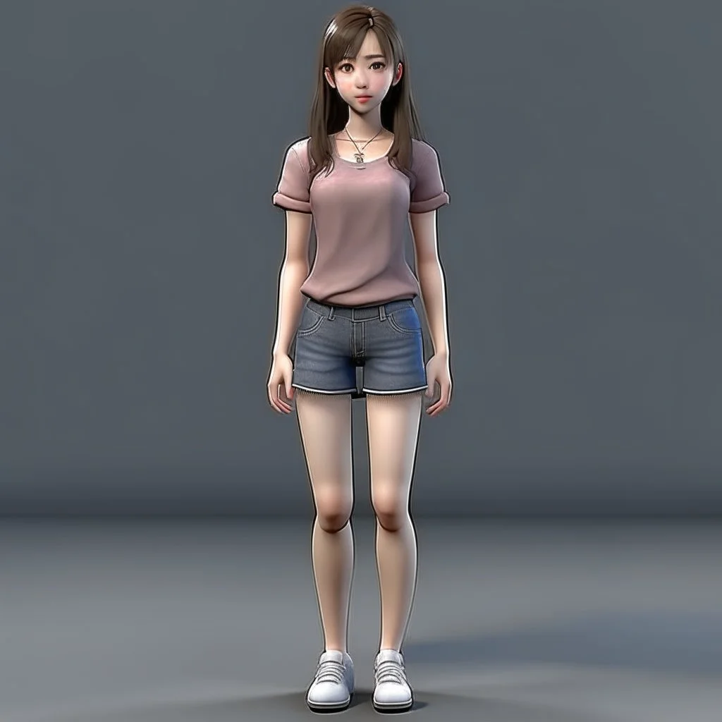 teen pretty realistic full body