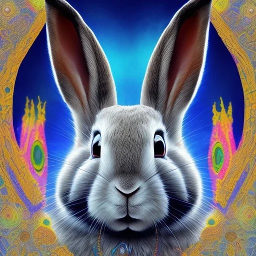 girl rabbit with blue aye, aboriginal, dot painting, indiginous, dot, mud, dream-time, abstract, dots, natural pigment, extremely sharp detail, finely tuned detail, ultra high definition, 8 k, unreal engine 5, ultra sharp focus, art germ and Paul Lewin and Kehinde Wiley