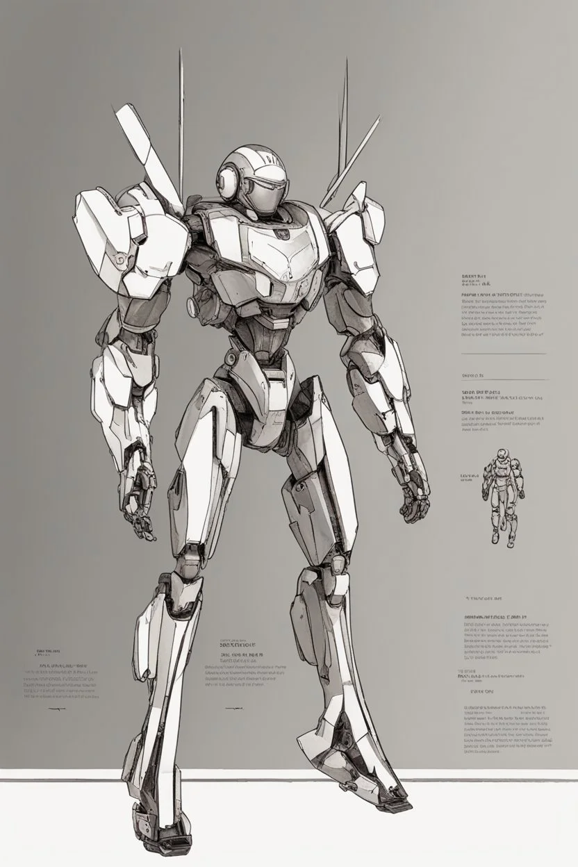 A battle iron suit with the ability to fly