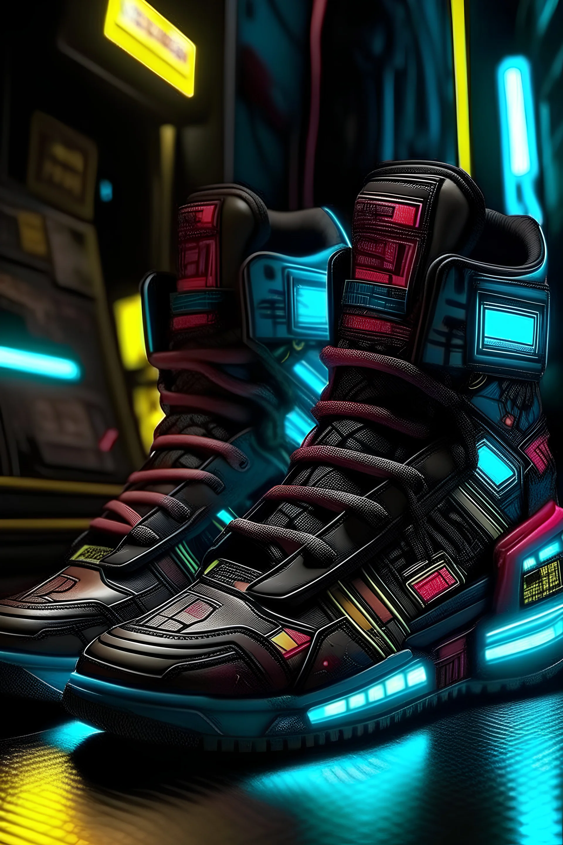 cyberpunk comic shoes