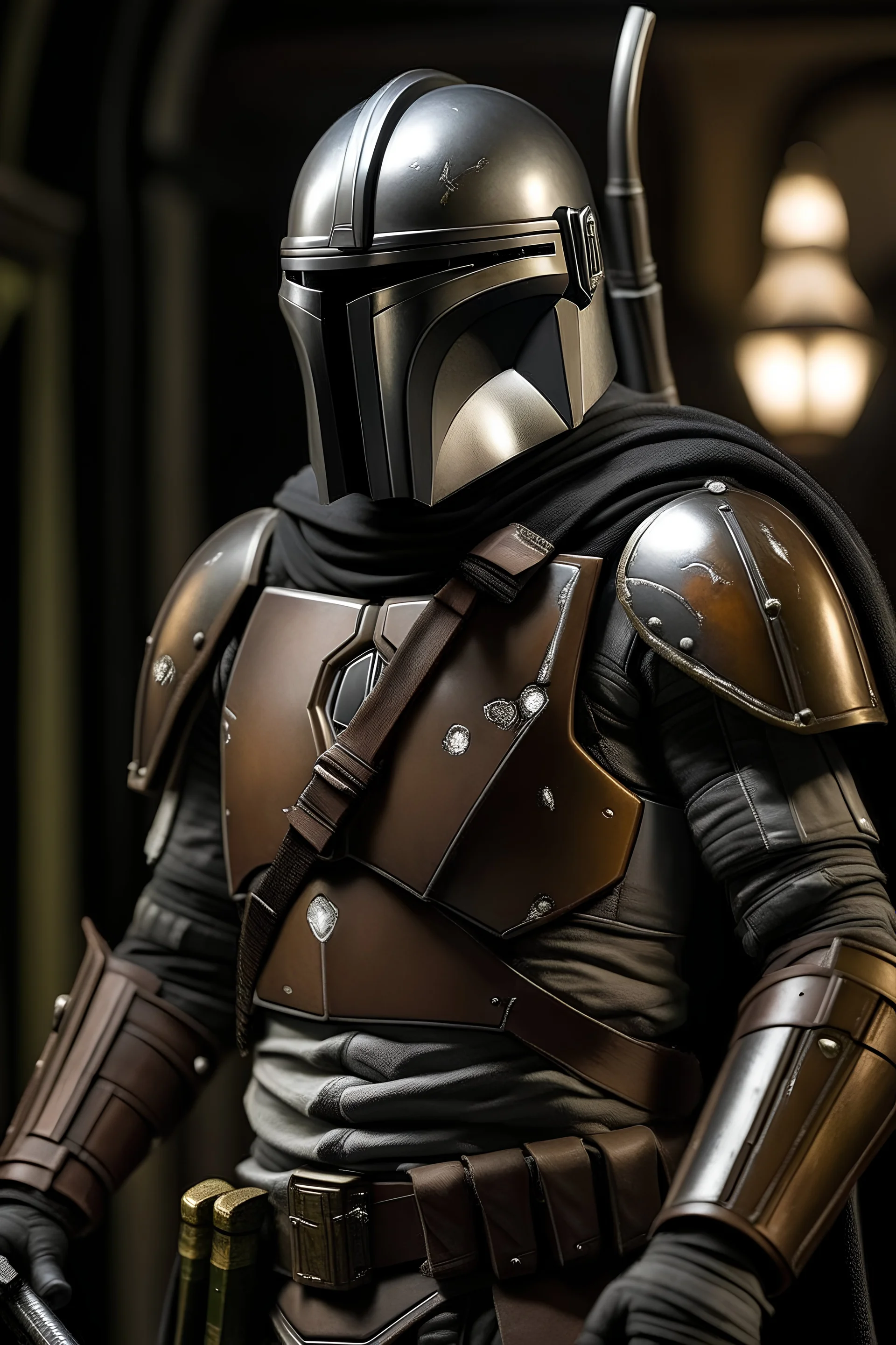 The Mandalorian as a Knight