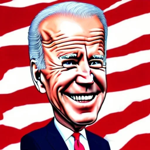 Joe Biden caricature