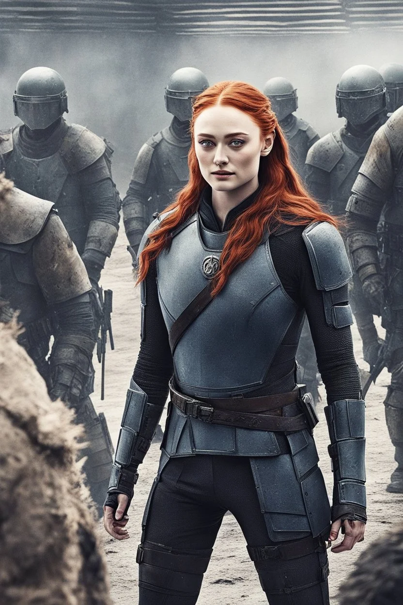 [Sophie Turner] The man chuckled darkly. "Oh, I think you'll sing for me before long." He tapped a code into the cell control pad. The energy bars flickered off and he stepped inside, locking it behind him. Sophie backed against the wall, eyes darting for an escape. But there was none. The rebel loomed over her, a malicious glint in his eyes. "Let's start with your designation and squad details," he said smoothly. When she didn't respond, his voice hardened. "Talk, or else." She lifted her chin