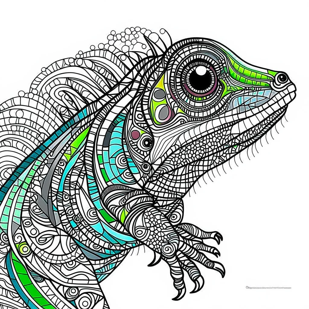 Chameleon, mandala, minimal lines, cartoon, white back ground color, real style, realistic, minimalistic, minimal black line art, line art, crisp line art, unique coloring sheet, outlined, outline, crisp, crisp line edges, illustration, thin lines, crisp clear lines, line art, clean line art, unique, 8k, amazing, masterpiece, no colors, no dark color, no black color, avoid thick black, minimalistic line edges, pure white back ground, image character full fit to page,