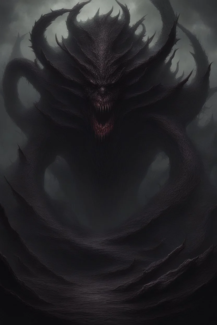 scary void horror dreadful incomprehensible void abyss abyss nightmare shapeless chaos darkness fog maw devouring