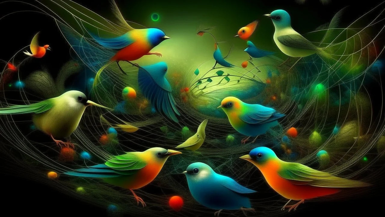 BIRDS Surrealism.