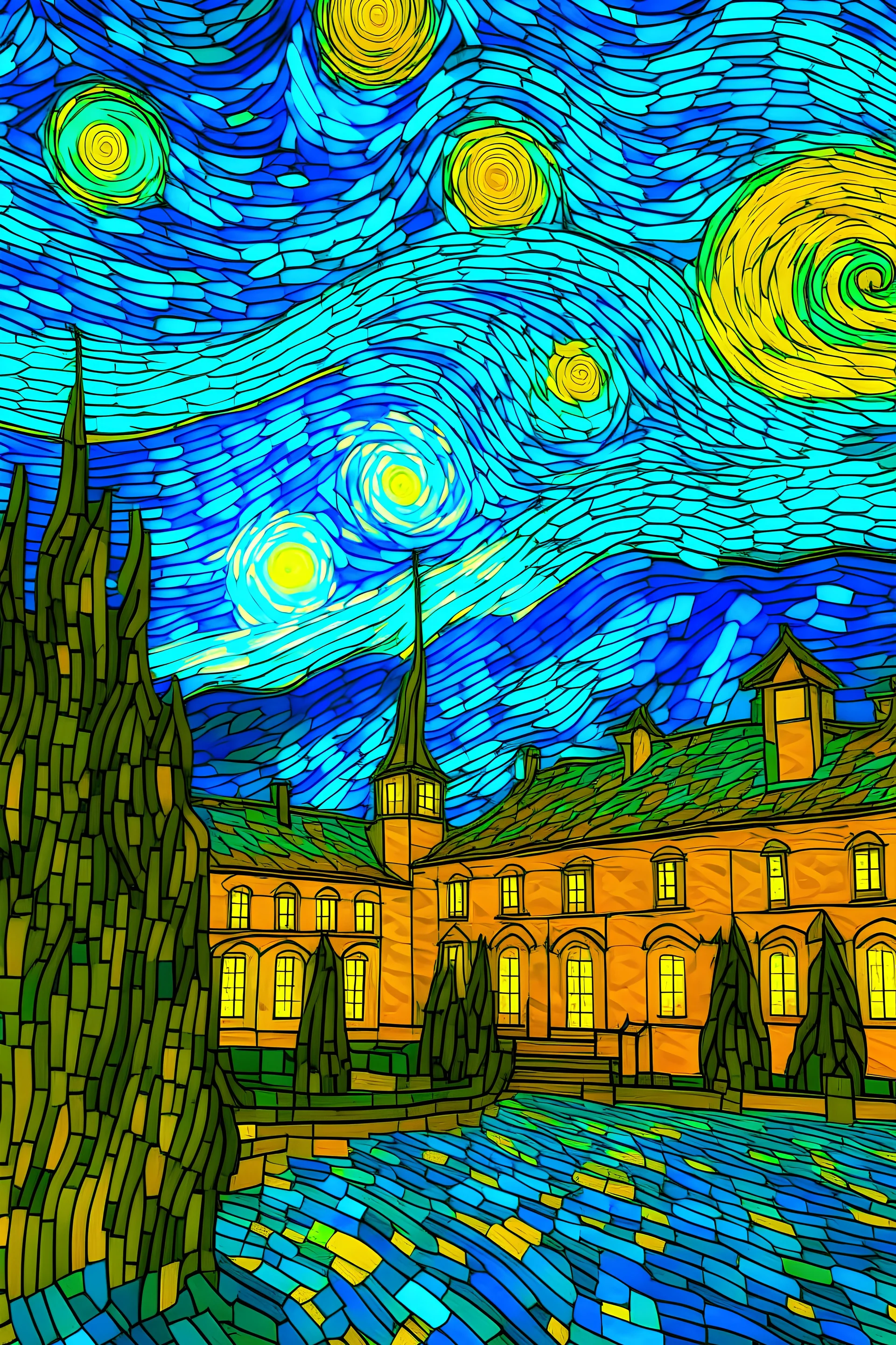 escuela 2050 al estilo Van Gogh