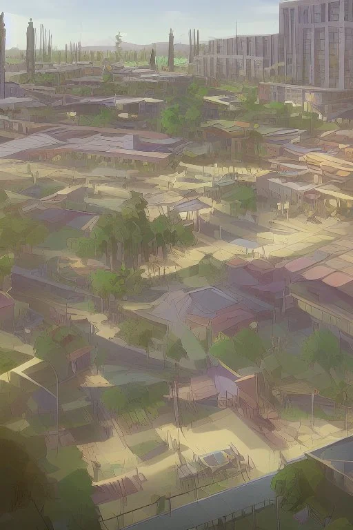 could you please create a visual image for an interior design project of different areas in a Holistic and Sustainable Refugee Resettlement Centre that applies the following 'Self-Sustainability, Enhanced Living Conditions, Multi-functional Communal Spaces, Education and Job Training Centers, Integration of Mental Health Support'