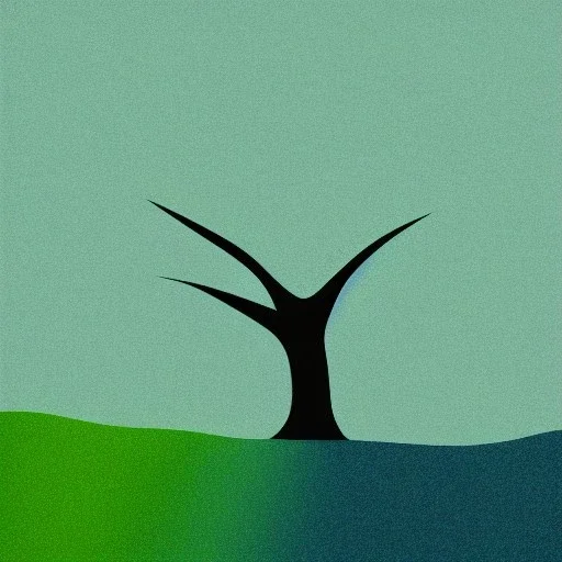 abstract land tree