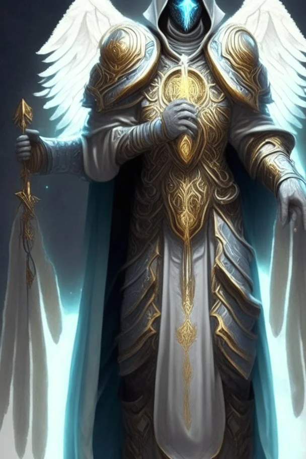 ancient prophet archmage celestial armor faceless hard armor demigod being