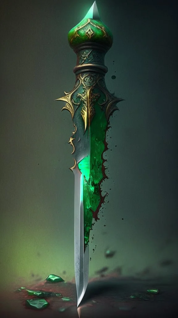 dagger covered in poison