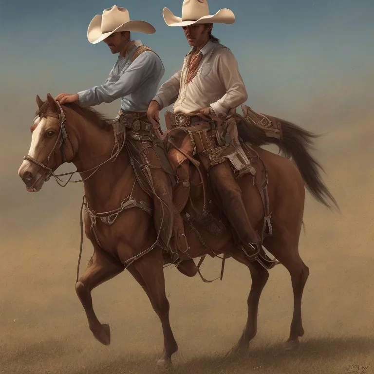 WESTERN cowboy horse