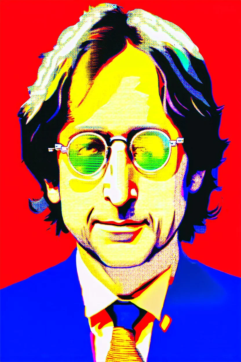 pop art pixels 1000 images warhol style x john lennon portrait