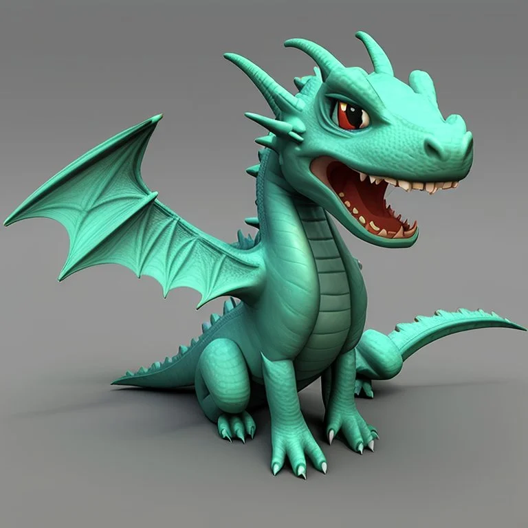 cute dragon 3D