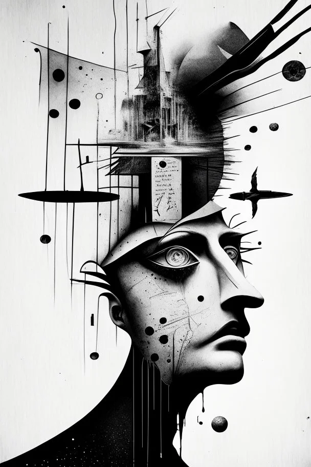 Asynchronicity, neo-surrealism, Dada, ink, and the like.