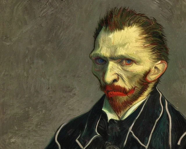 Portrait of a Dracula by Van Gogh