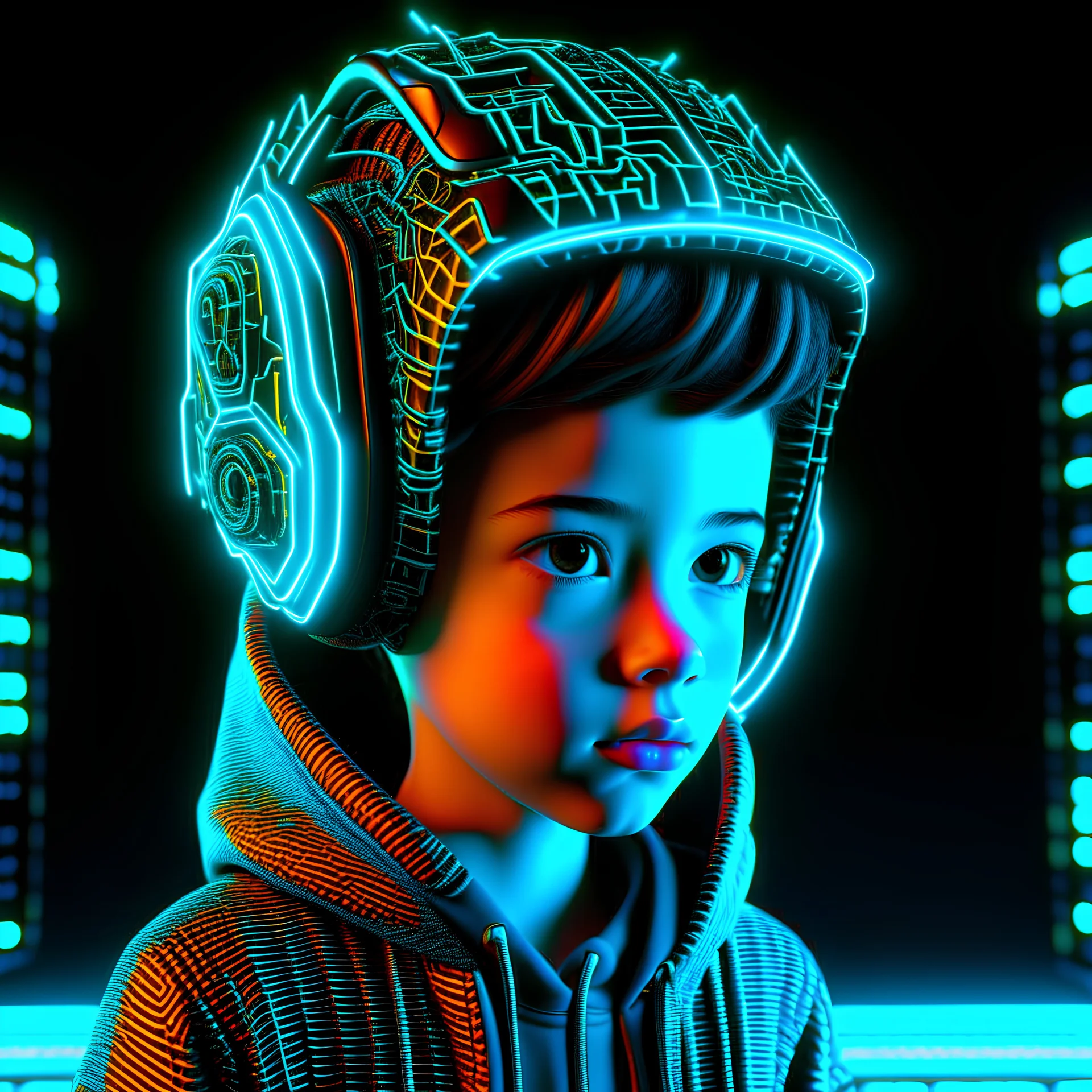 Boy cyber 3D