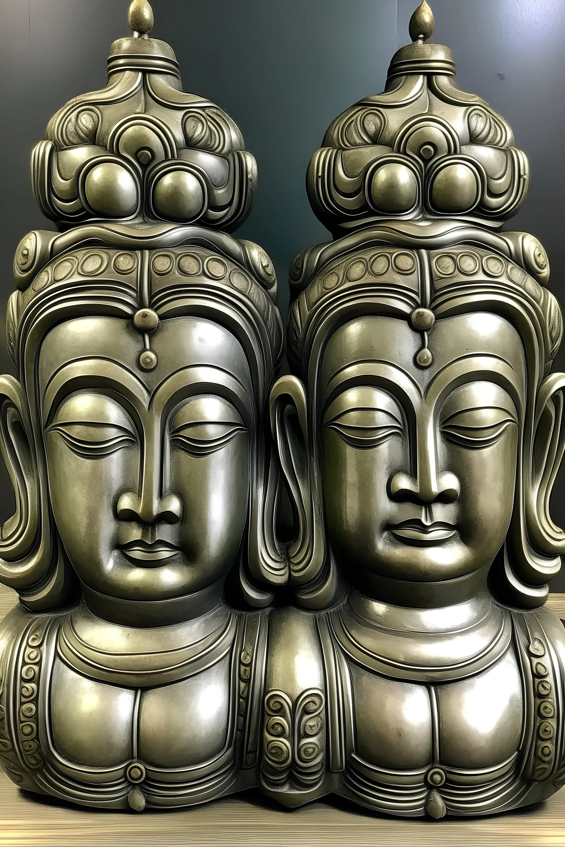 four-faced buddha statue