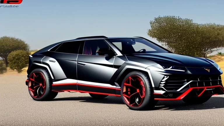 Luxury Lamborghini Urus Fast And Furious Tuning , Photorealistic, 4K, Ultra Detailed, Front Quarter View