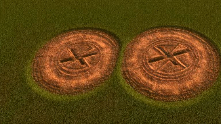 crop circles showing glyphs from aliens