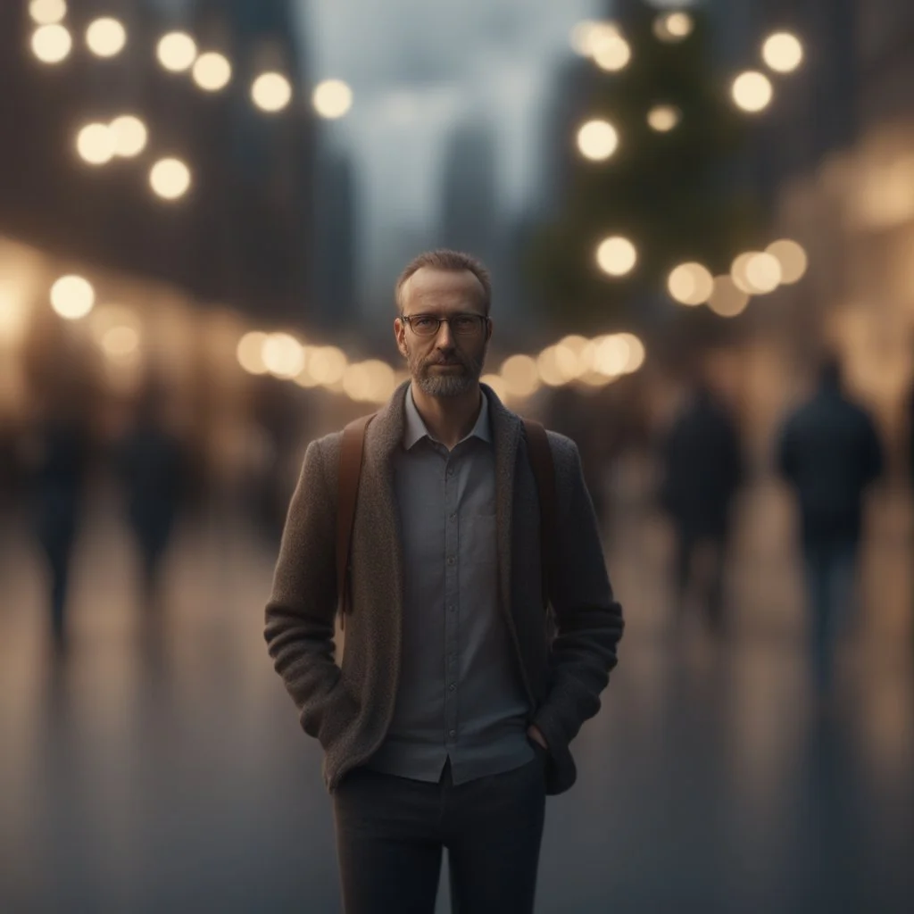 man seen from four angles ,bokeh like f/0.8, tilt-shift lens 8k, high detail, smooth render, down-light, unreal engine