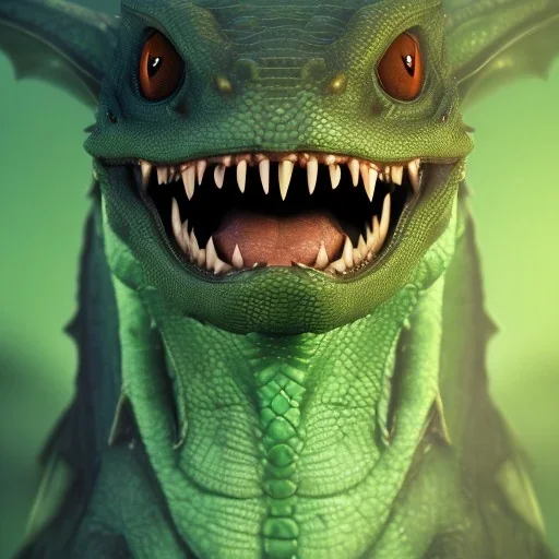 green dragon, dragon portrait, portrair, dragon head, dragon face, big eyes, smile, dragon with fathers, happy, 8k resolution, high-quality, fine-detail, fantasy, incredibly detailed, ultra high resolution, 8k, complex 3d render, cinema 4d