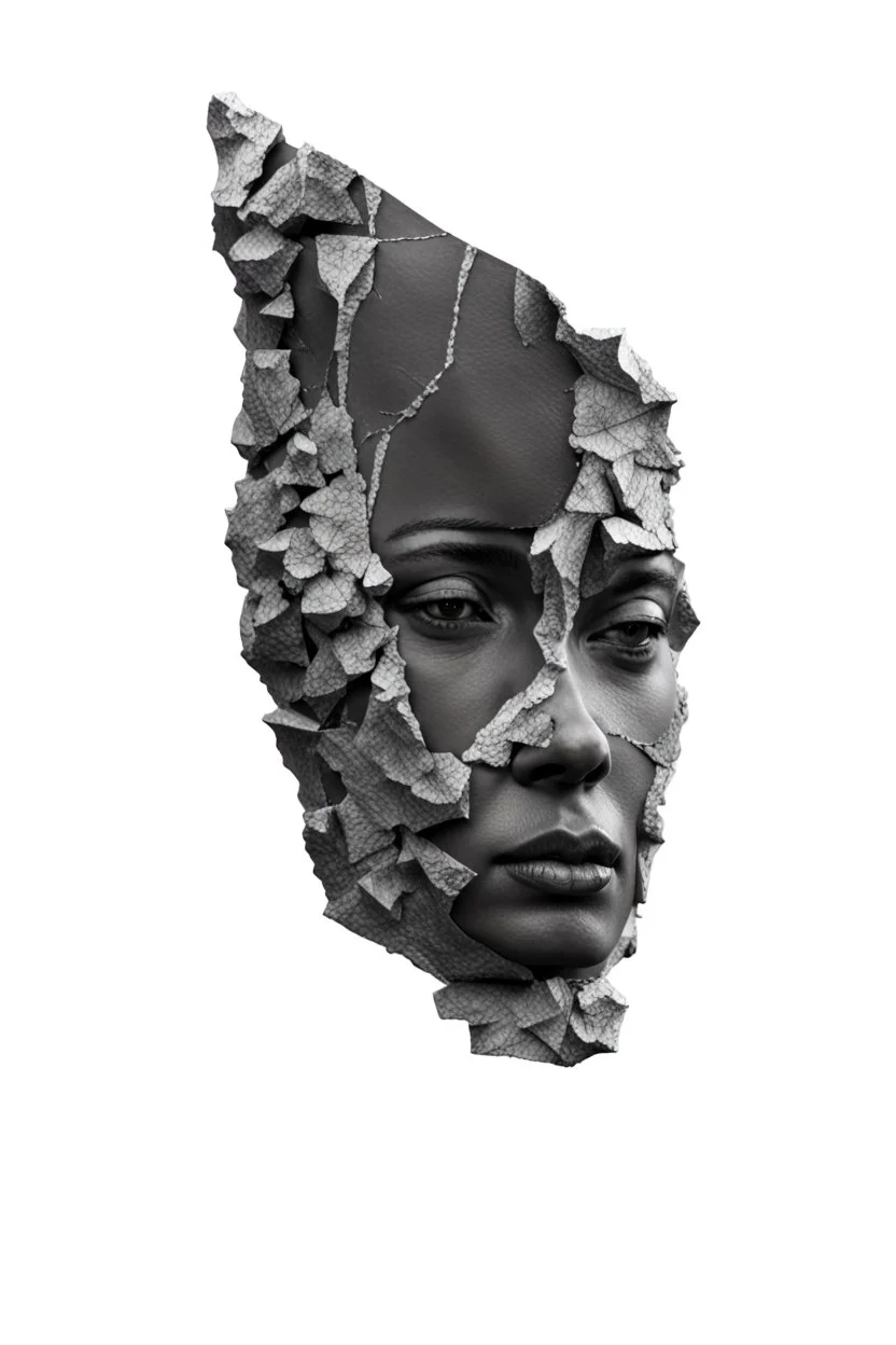 Face woman sculture