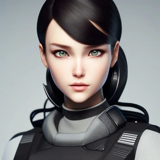 mdjrny-v4 style, knollingcase, girl wearing tactical gear | | very very anime!!!, fine - face, audrey plaza, realistic shaded perfect face, fine details. anime. realistic shaded lighting by ilya kuvshinov katsuhiro otomo ghost - in - the - shell, magali villeneuve, artgerm, jeremy lipkin and michael garmash and rob rey