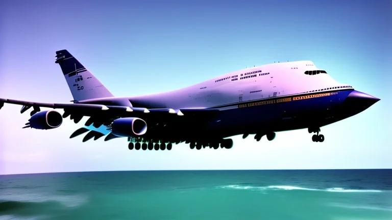 747 plane taken down by fighter jets over the ocean