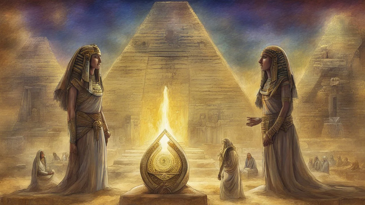 “The Keepers of the Truth” (intro to the story with additional images on my Sythiana page) The Keepers of the Truth all over the world patiently awaited the moment an ancient prophecy would arise. Their laser focus was placed on Egypt as, at that time, the cradle of the civilization. A legend was passed down generations, whispered over the fire during evening’s gatherings. A legend which claimed that once the Sun turns red, a large burning comet would appear on the night sky and bring destru