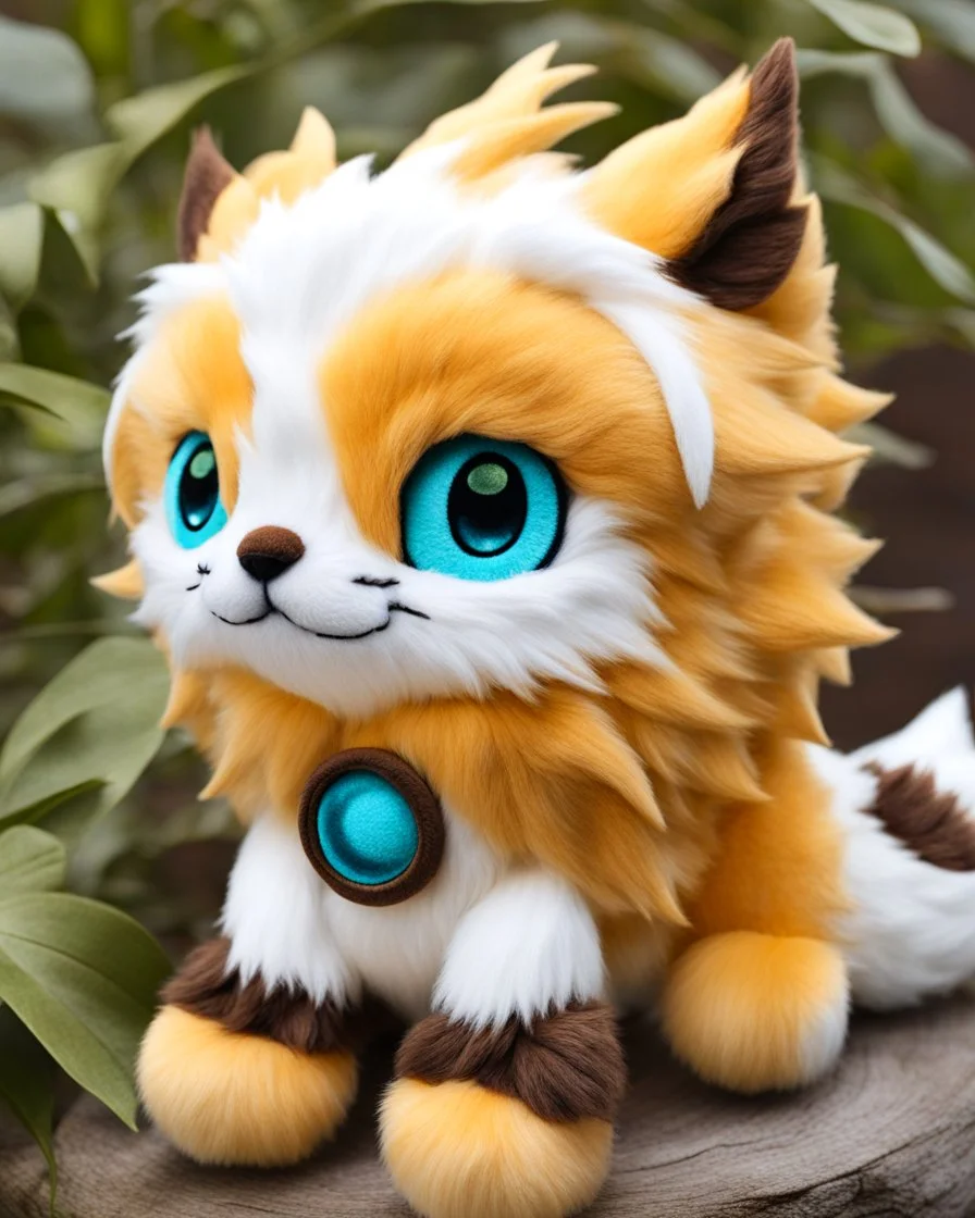 Moonfuzzle plushie, intricately detailed, cute, adorable, fluffy