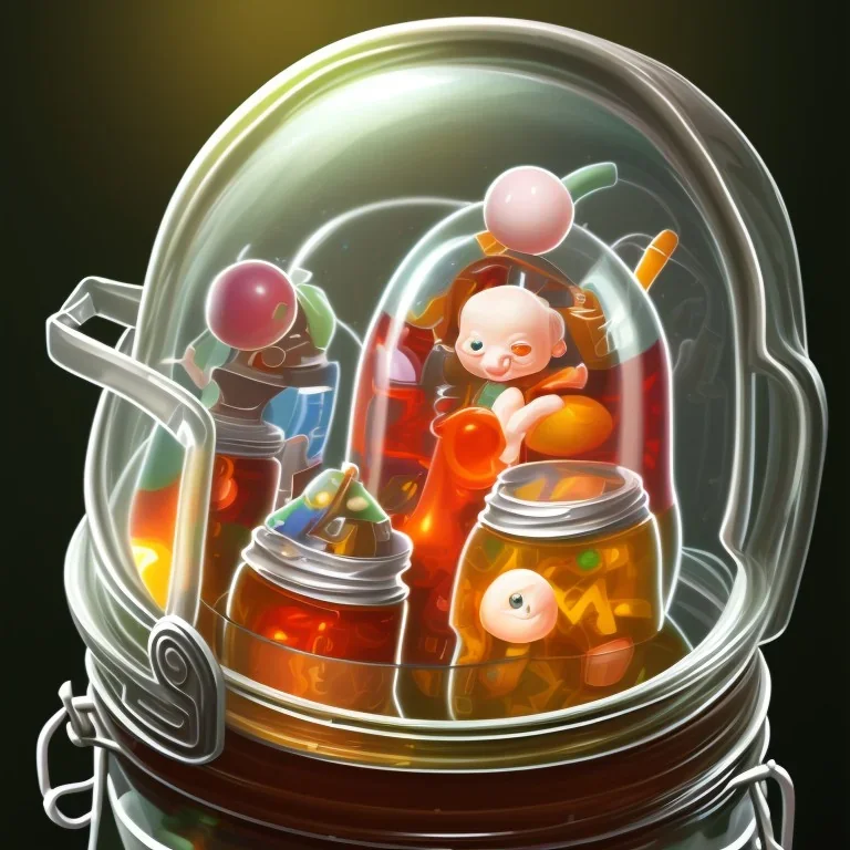 baby in jar