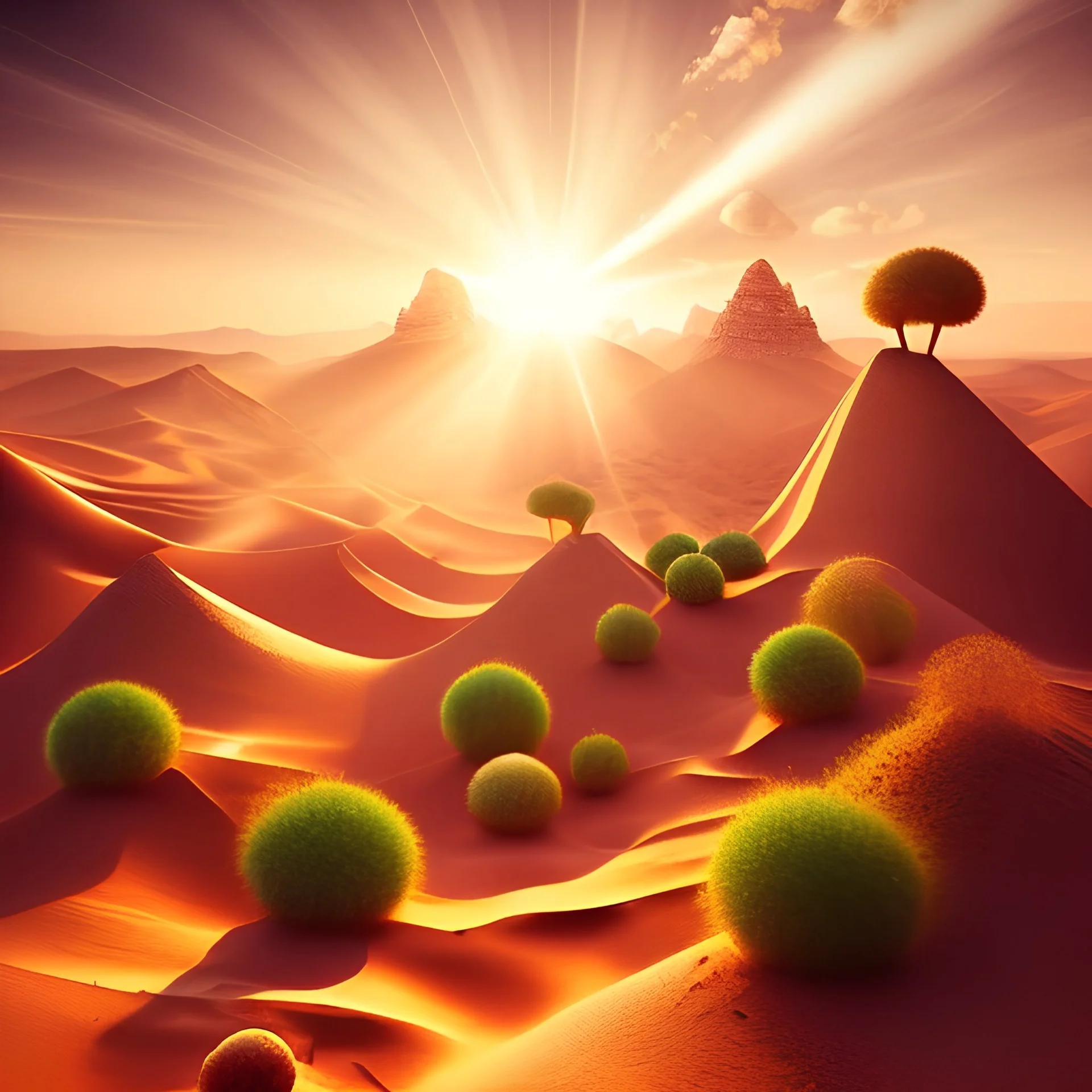 desert ! oriental background | god rays | intricate | elegant | highly detailed | depth of field, luminosity, ultra sharp focus, ultra high definition