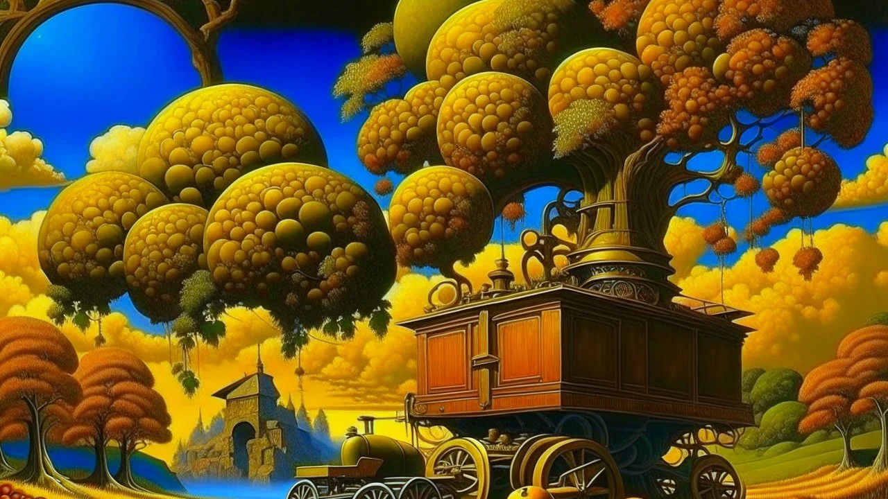 machines Surrealism Maxfield Parrish