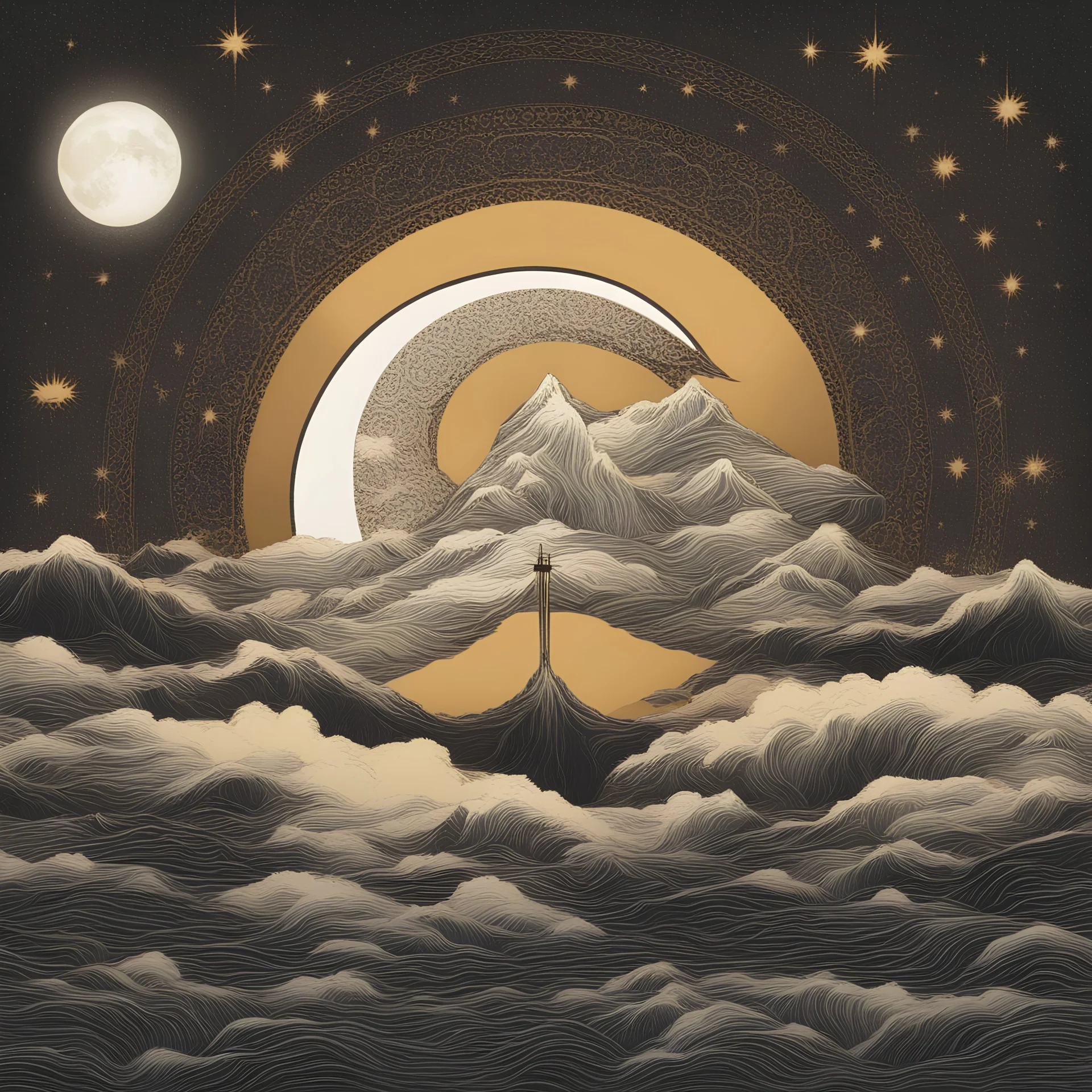 rising moon holy symbol