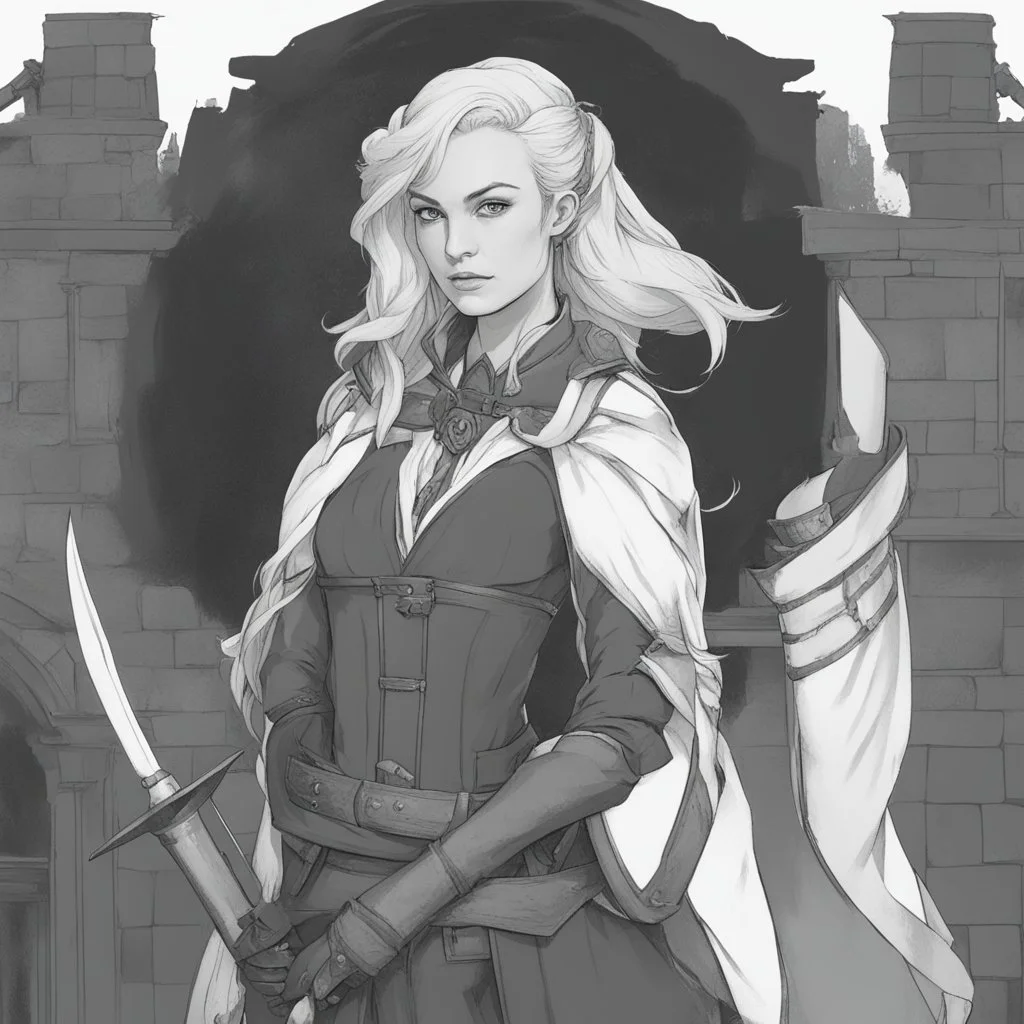 female mage of the town guard