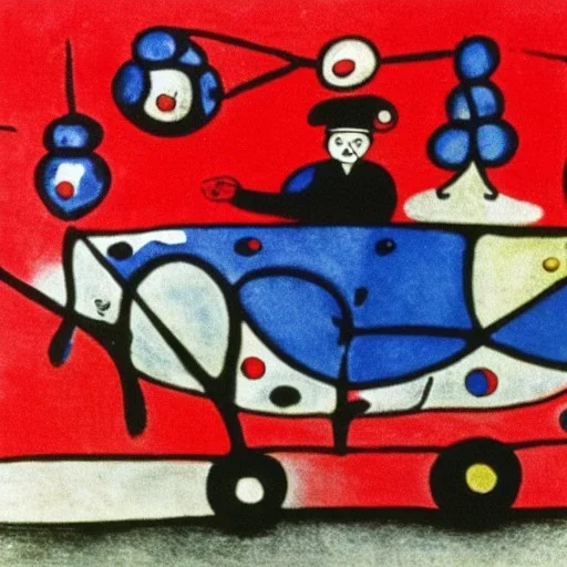 Putin and Hitler mobile by joan miro