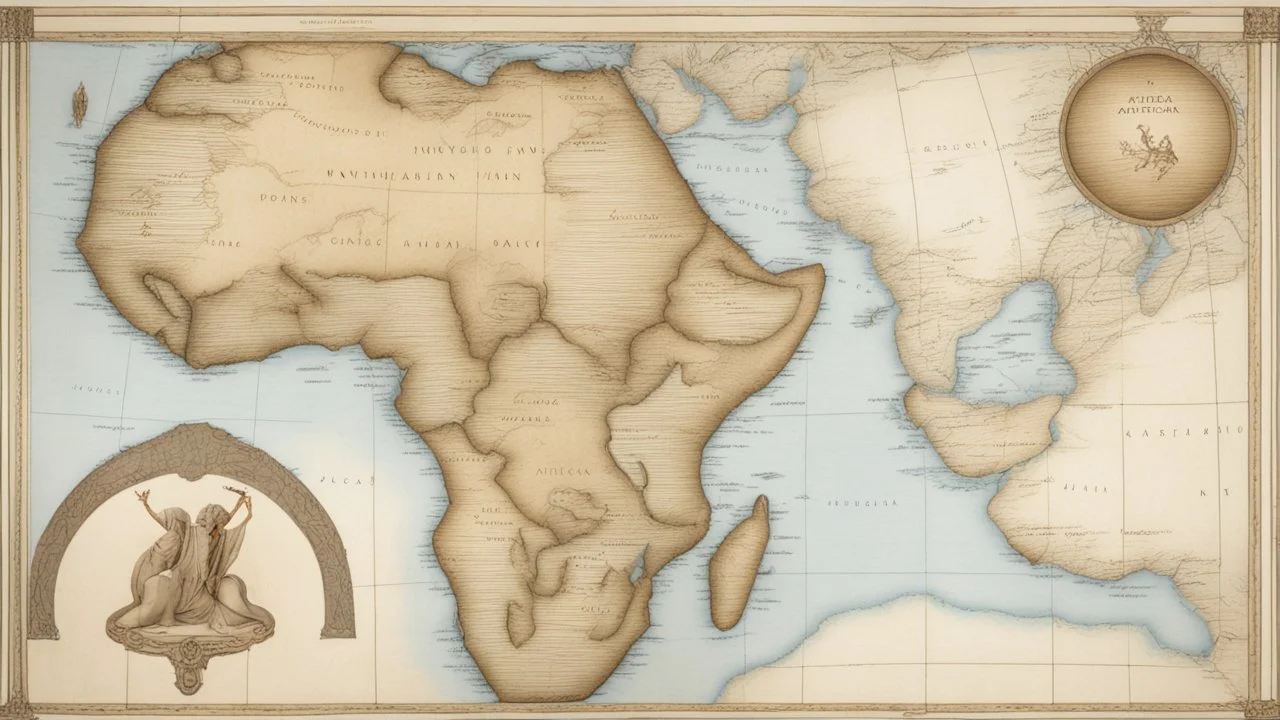 continent of Africa, with the Numidian style