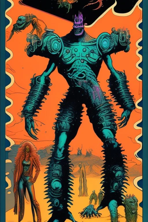 monster 70s sci fi art