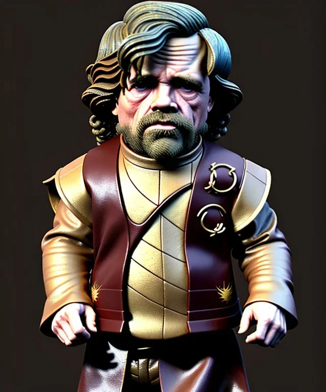 Tyrion Lannister toddler, full body, soft skin, dramatic lighting, hyper realistic