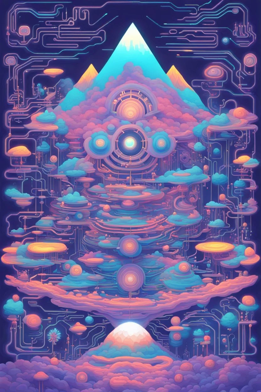 Step into a mesmerizing sonata where the delicate dance of flora and circuits unfolds as ephemeral lines of code. The characters from South Park, transformed into stunning biomechanical entities, navigate this surreal landscape. Their familiar faces take on a new, otherworldly charm as they become part of the intricate tapestry of nature and technology.