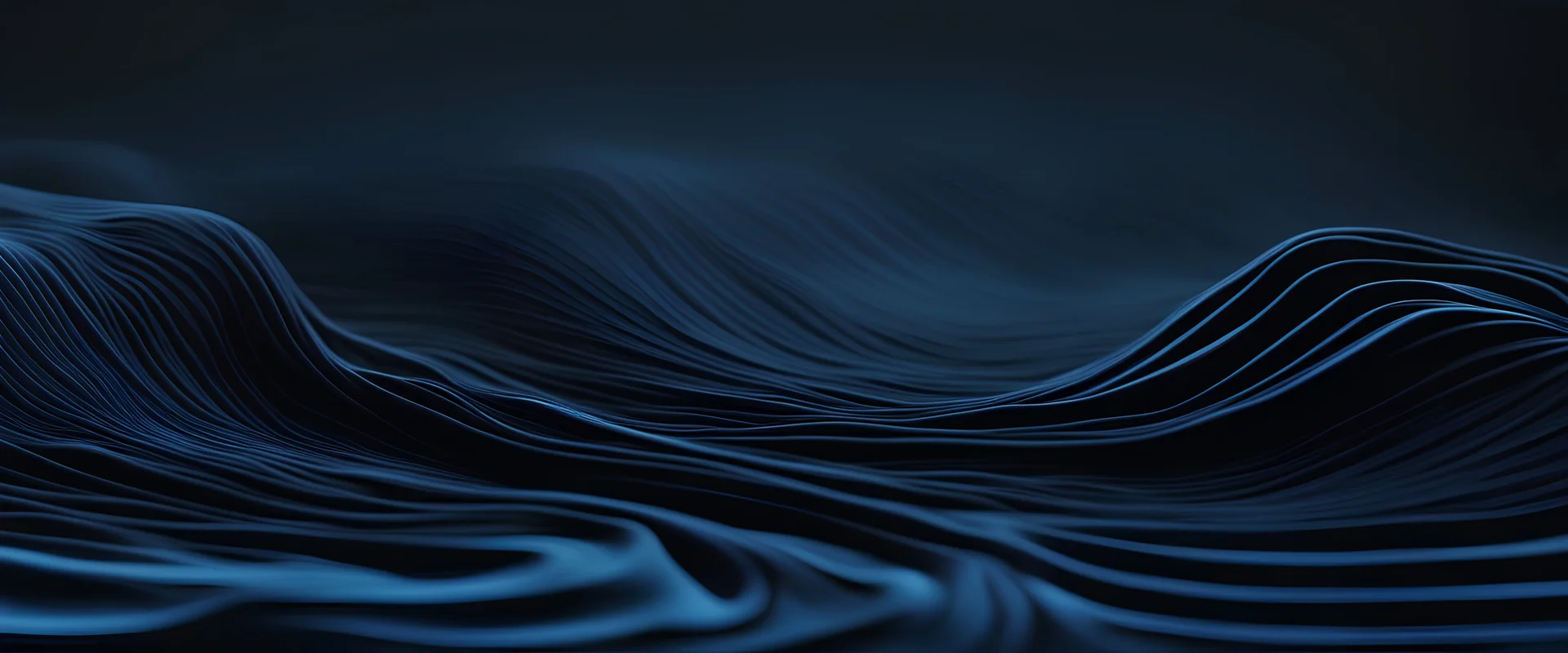 Blue black abstract gradient background grain texture effect dark vibrant color flow wave copy space