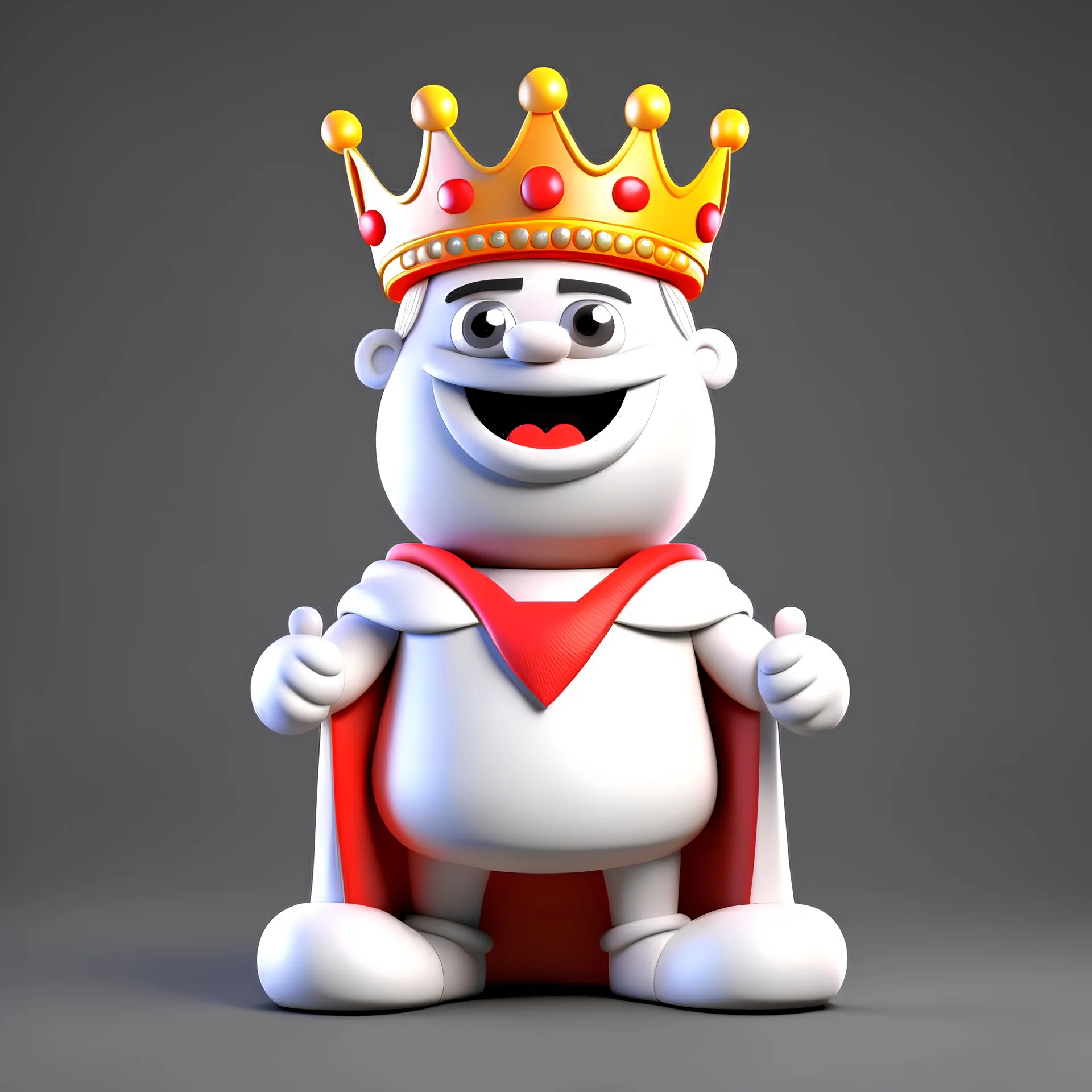 King cheerful 3D