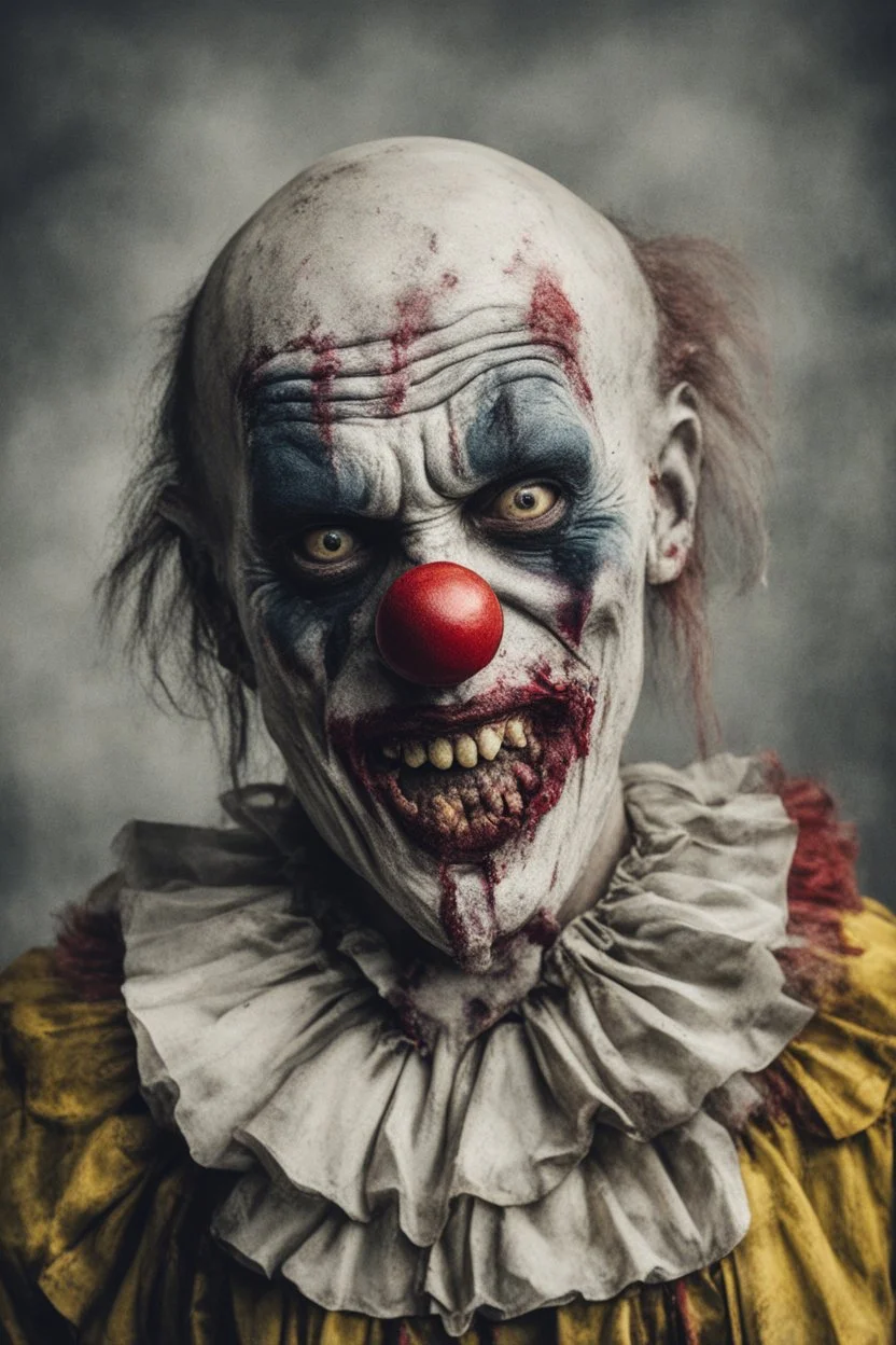 A zombie clown