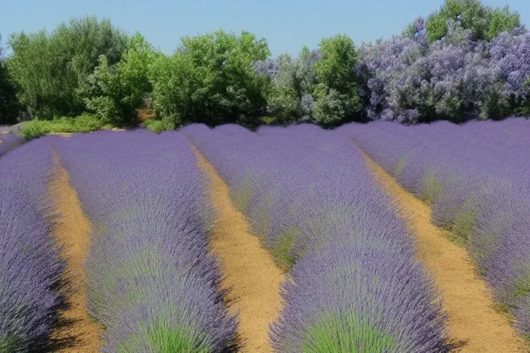 lavender trees