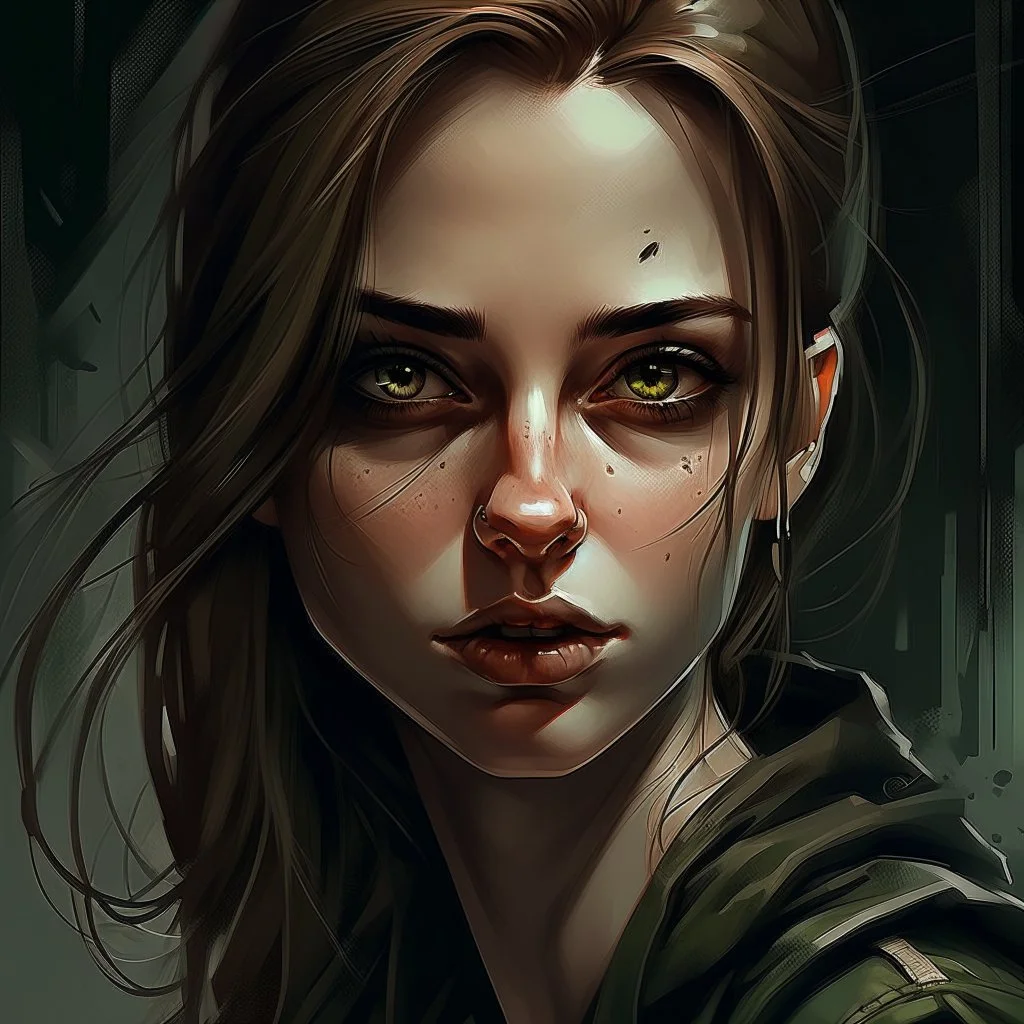 woman. Game Art